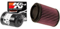 K&N Air and Oil Filter Black Kit for ATV/UTV POLARIS Scrambler 500 4x4 2009-2010