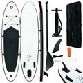 ametoys Inflatable Paddle Board Set Black and White