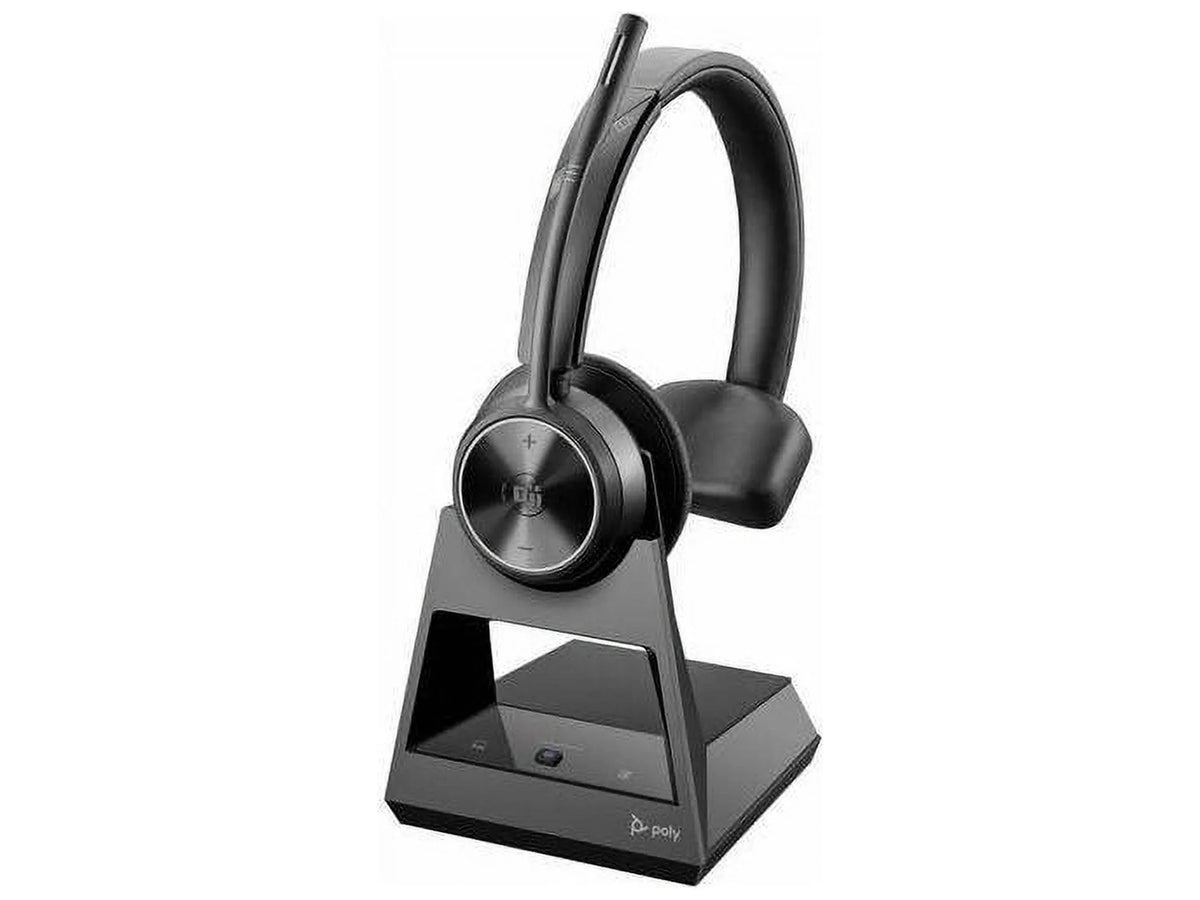 Poly Voyager 4310-M Teams Certified Headset with charge stand - Google Assistant, Siri - Mono - USB Type A - Wired/Wireless - Bluetooth - 164 ft - 20 Hz - 20 kHz - Over-the-head, On-ear -...