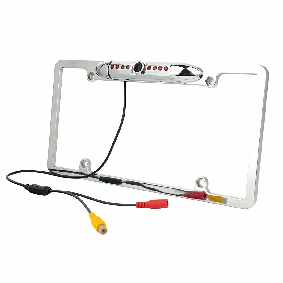 FOR KENWOOD KVT-7012BT QUALITY NIGHT VISION COLOR REAR VIEW CAMERA CHROME FRAME