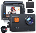 Apeman A87 Action Camera, UHD 4K/60fps 20MP Touchscreen WiFi Underwater Camcorder for Motorbike and Skateboard Camera