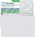 Filterbuy 10x16x4 MERV 13 Pleated HVAC AC Furnace Air Filters (6-Pack)
