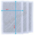 RAYAIR SUPPLY 12x12 Replacement Filter Pads Compatible with MicroPower Guard Air Cleaner (3 Pack) WHITE
