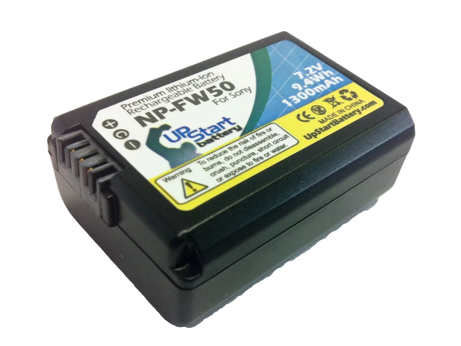 2x Pack - Sony Alpha A3000 Battery - Replacement for Sony NP-FW50 Digital Camera Battery (1300mAh, 7.2V, Lithium-Ion)
