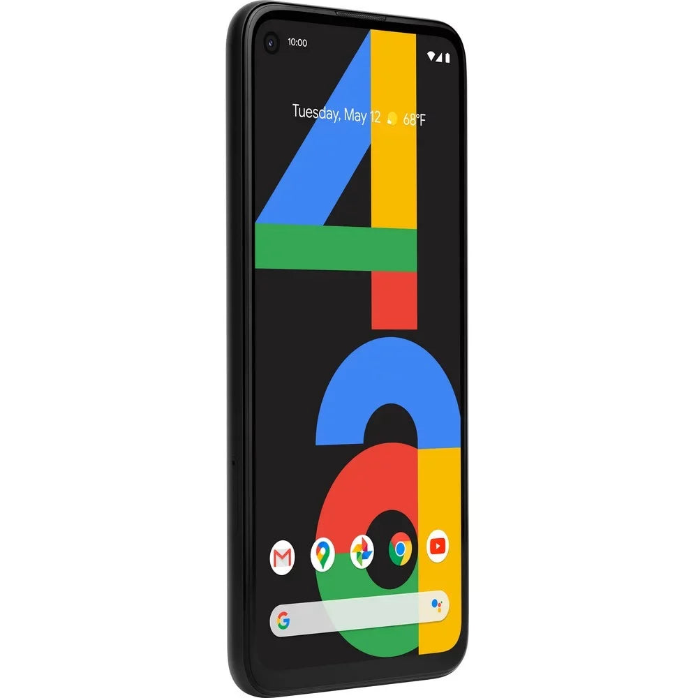 Pre-Owned Google Pixel 4a Smartphone, Fully Unlocked,128 GBs Storage + 6 GBs RAM, Just Black (Refurbished: Good)