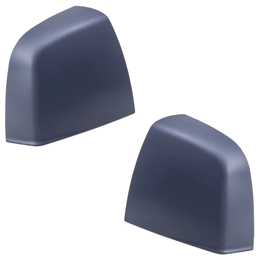 Brock Aftermarket Replacement Driver Left Passenger Right Door Mirror Cover Paint To Match Gray Set Compatible With 2015-2021 RAM Promaster City SLT/Tradesman SLT