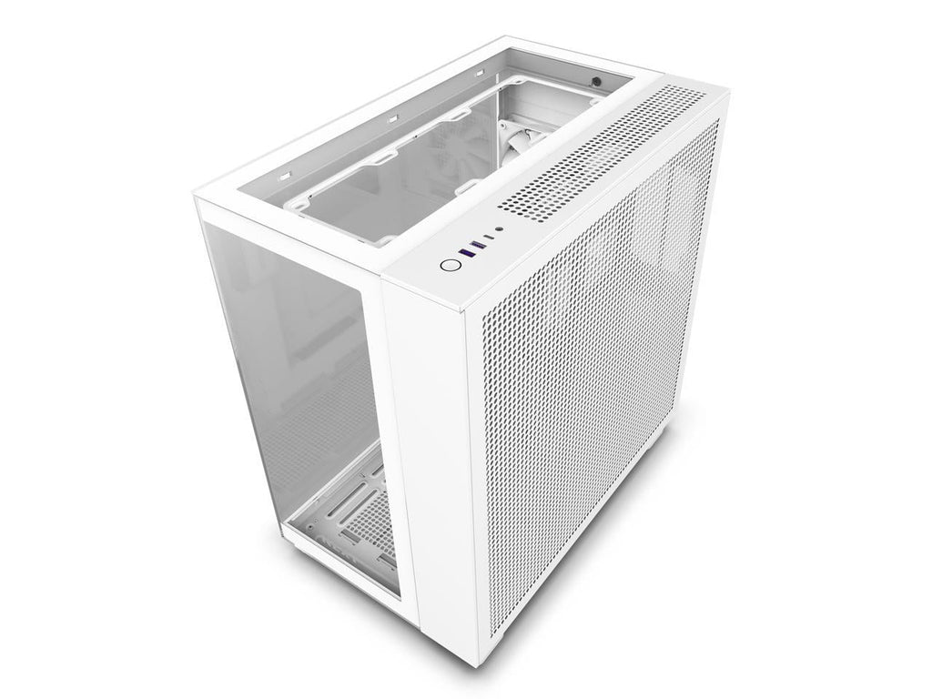 NZXT H9 Elite - All White - CM-H91EW-01 - Premium Dual-Chamber - Mid-Tower - RGB Fans - Case