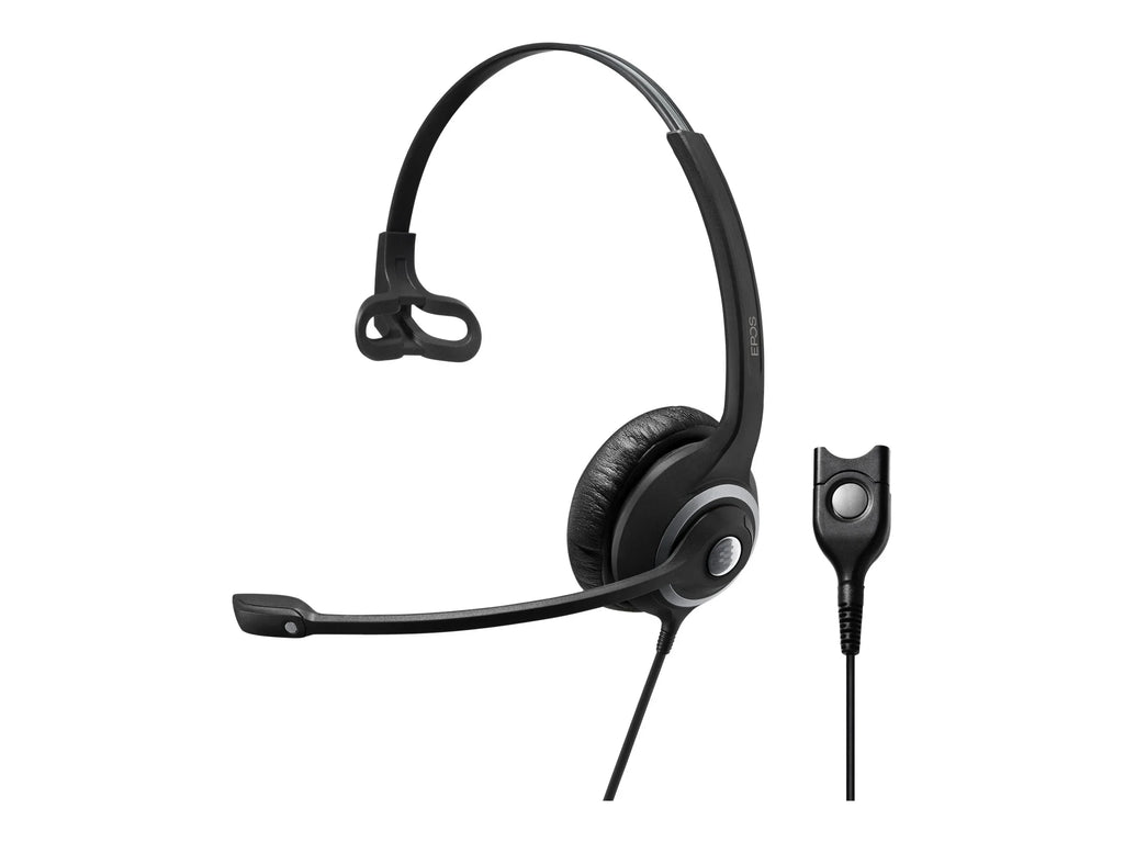 EPOS IMPACT SC 230 - 200 Series - headset - on-ear - wired - Easy Disconnect - black, silver, black with silver