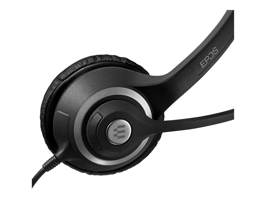 EPOS IMPACT SC 230 - 200 Series - headset - on-ear - wired - Easy Disconnect - black, silver, black with silver