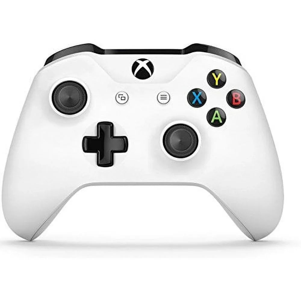 Restored Xbox One S 1TB Bundle Extra Xbox Wireless Controller White Console (Refurbished)