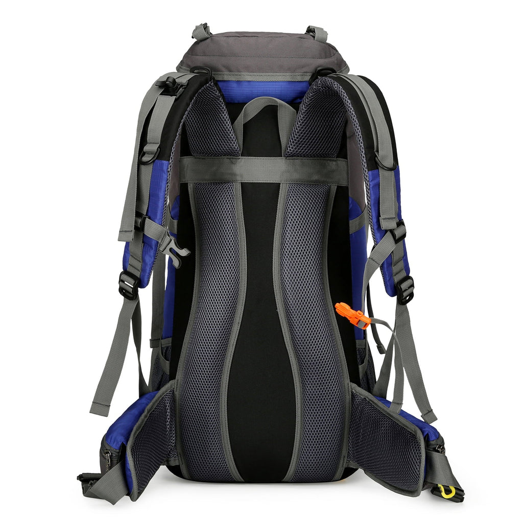 Adventure Backpack50L Waterproof Camping Backpack with Shoe Compartment and Rain Cover
