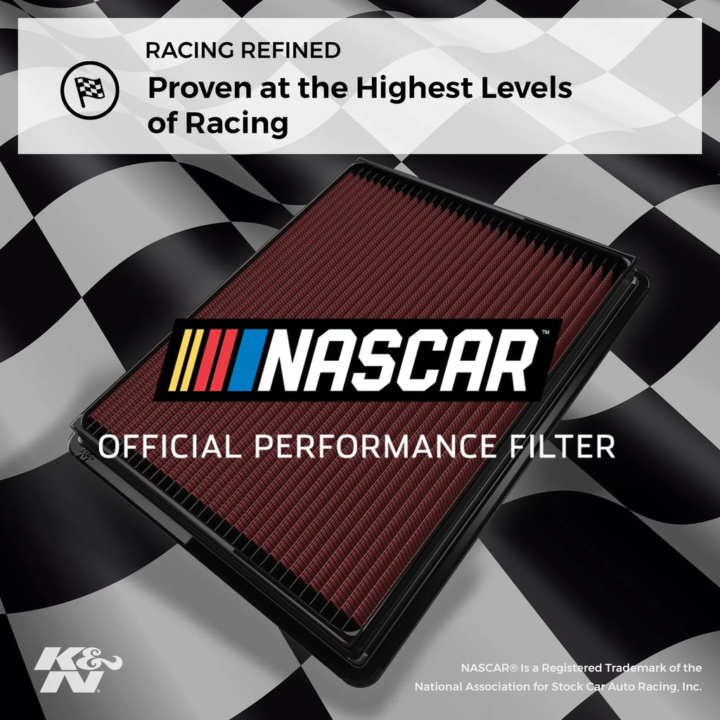 K&N Engine Air Filter: High Performance, Premium, Washable, Replacement Filter: 2015-2019 Hyundai/Genesis (Genesis Sedan, G80), 33-5019