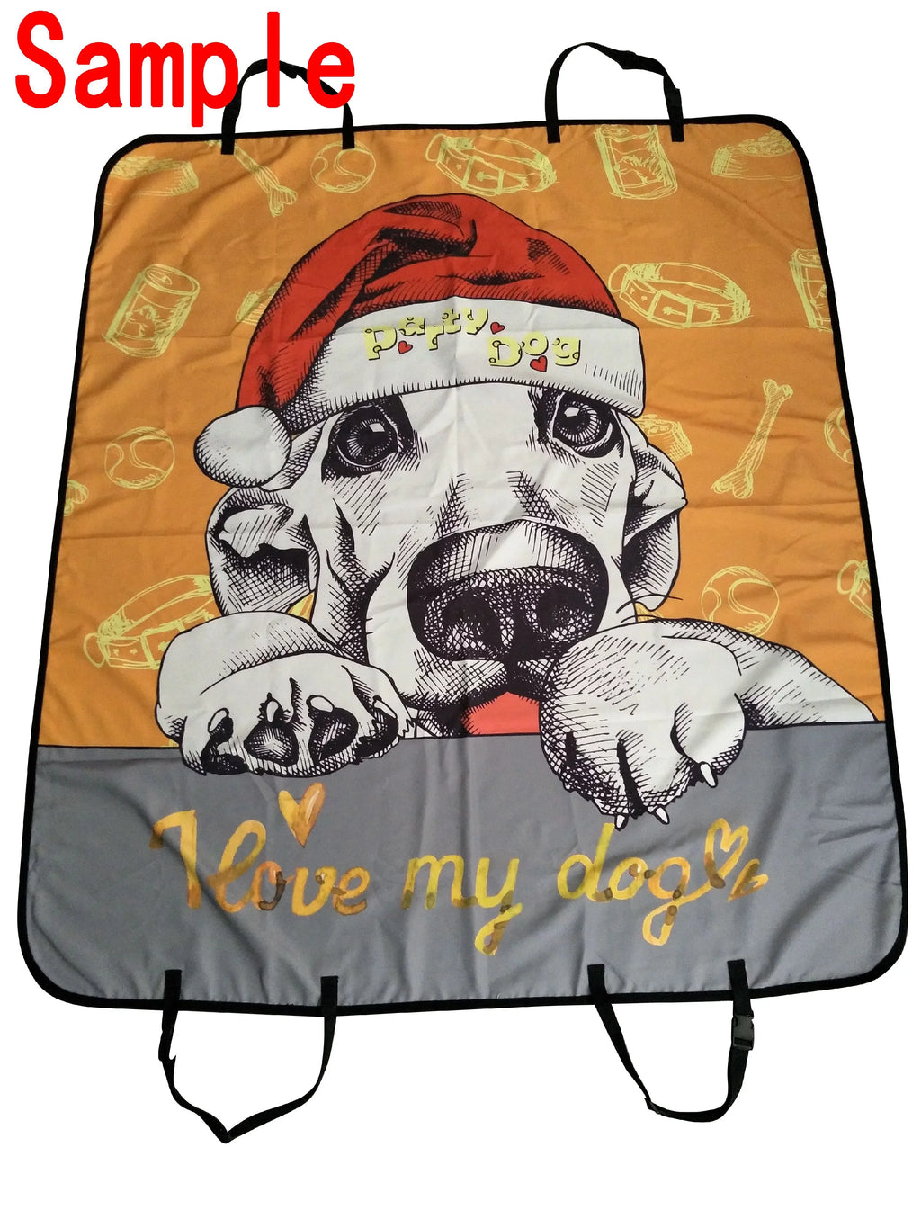 GCKG Wolfs Wild Animal Pet Car Seat Cover Dog Car Seat Mat Hammock Cargo Mat Trunk Mat For Cars Trucks and SUV 54x60 inches