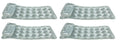 Intex 18-Pocket Mattress Suntanner Pool Lounger w/ Headrest (4 Pack) | 58894EP