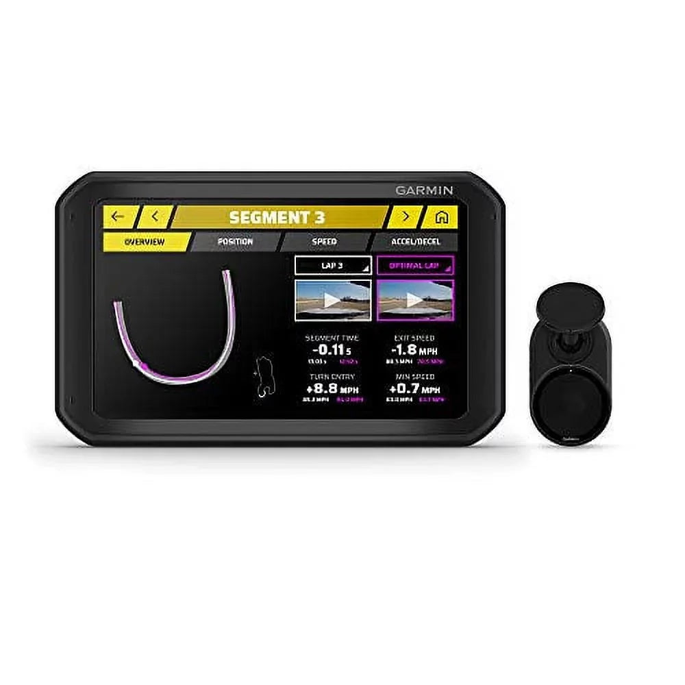 Garmin Catalyst, Driving Performance Optimizer with Real-time Coaching and Track Session Analysis, for Motorsports and High Performance Driving (010-02345-00) with 6Ave Travel & Cleaning Kit