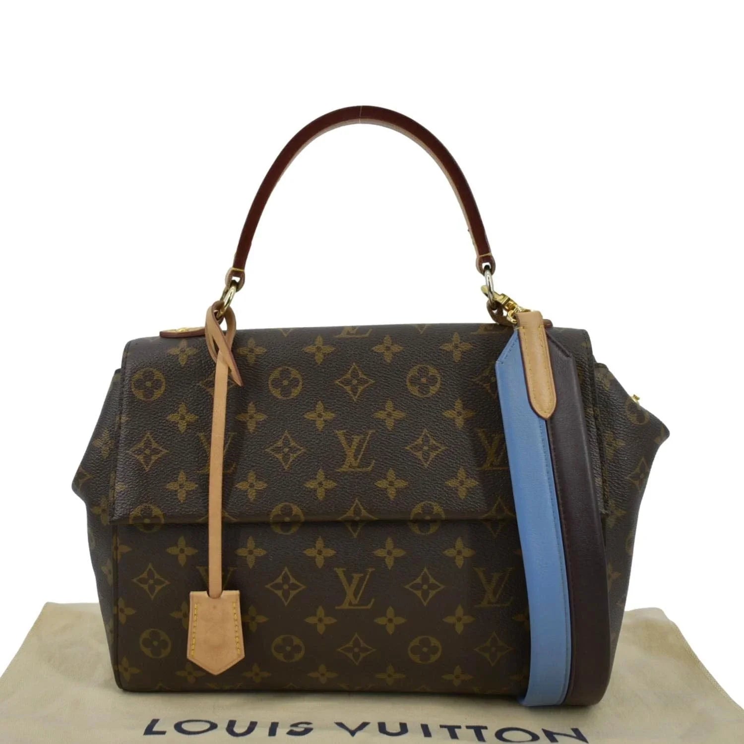 Pre-owned LOUIS VUITTON Cluny MM Monogram Canvas Shoulder Bag Brown