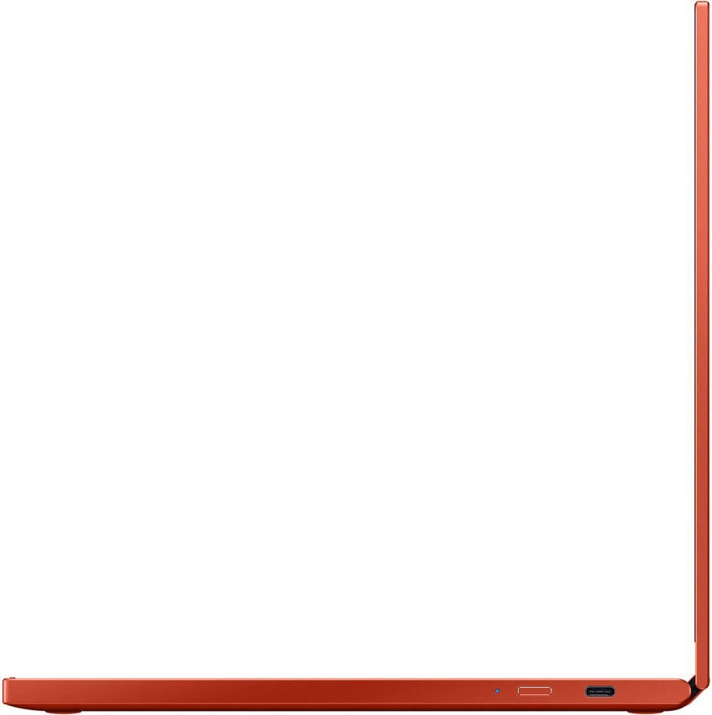Samsung Galaxy Chromebook 2 13.3" FHD(1920 x 1080) Touchscreen 2 in 1 Portable computer, Intel Core i3-10110U, 8GB LPDDR3 RAM, 128GB eMMC, Backlit Keyboard, Chrome OS, Fiesta Red with Tigology Accessories