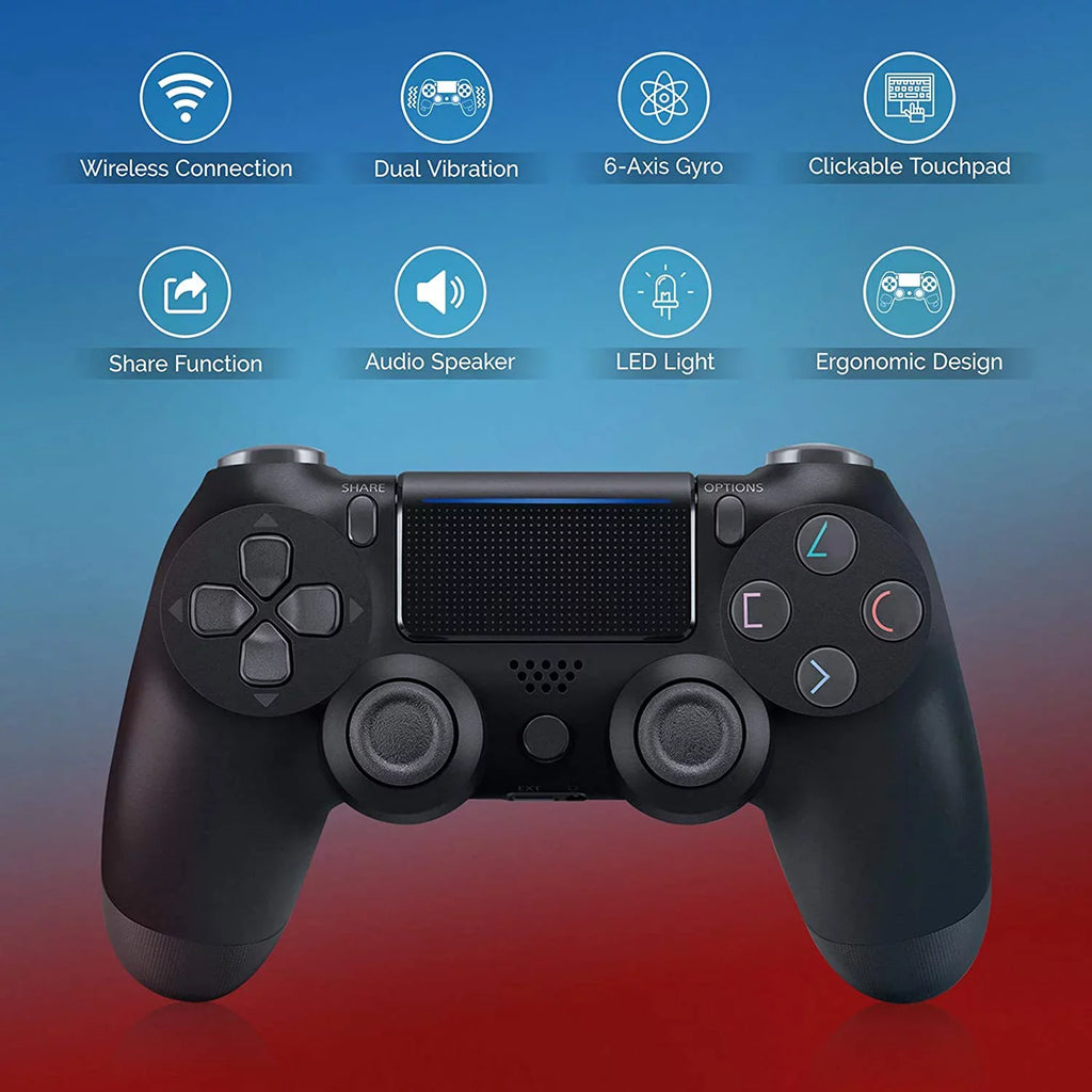 PRO Wireless GamePad Compatible with Samsung Galaxy S21 FE 5G Controller Plus 1,000 Battery/Built-In Speaker/Gyro/Remote BlueTooth Slim (Black)