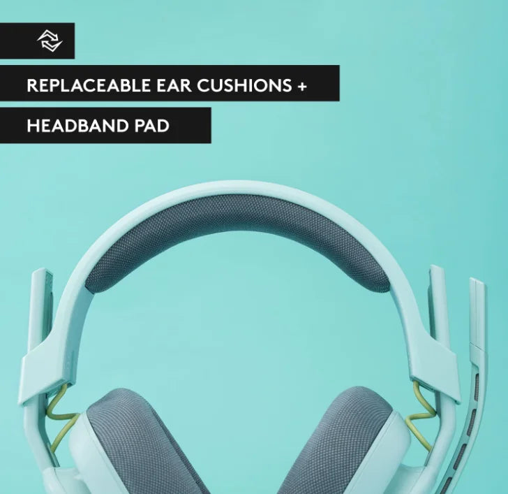 Restored Logitech Astro A10 Gen 2 Wired Headset for Xbox, PC, Mac (Mint) (Like New) (Refurbished)