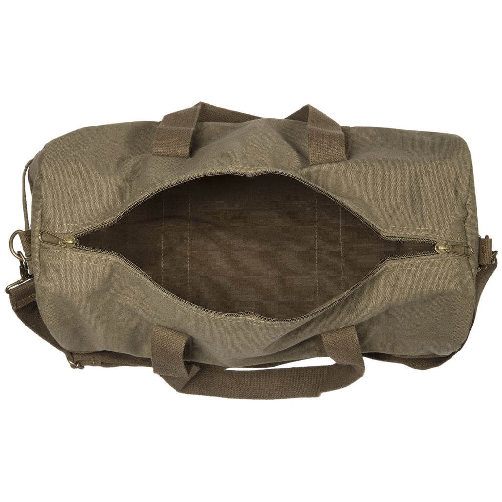 Doctor Who Dalek Two Tone 19in Duffle Bag with Brown Bottom, Detachable Strap