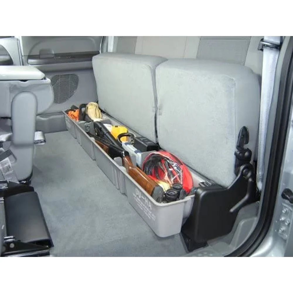 DU-HA 20031 Under Seat Storage Fits 00-16 Ford F-250 thru F-550 Supercab, Black