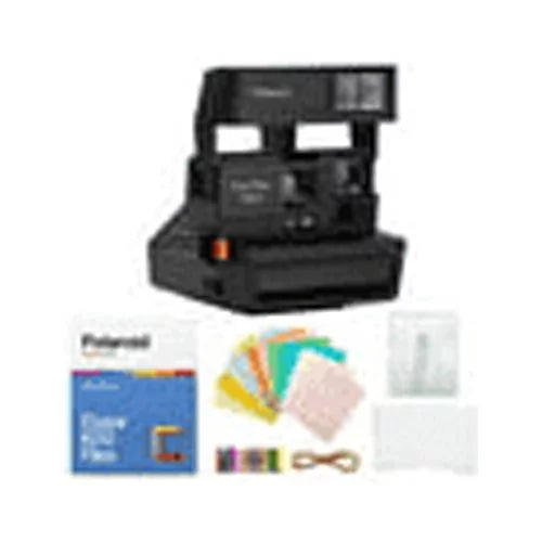 Polaroid 600 OneStep Flash Instant Camera with Color 600 Film & Accessory Bundle
