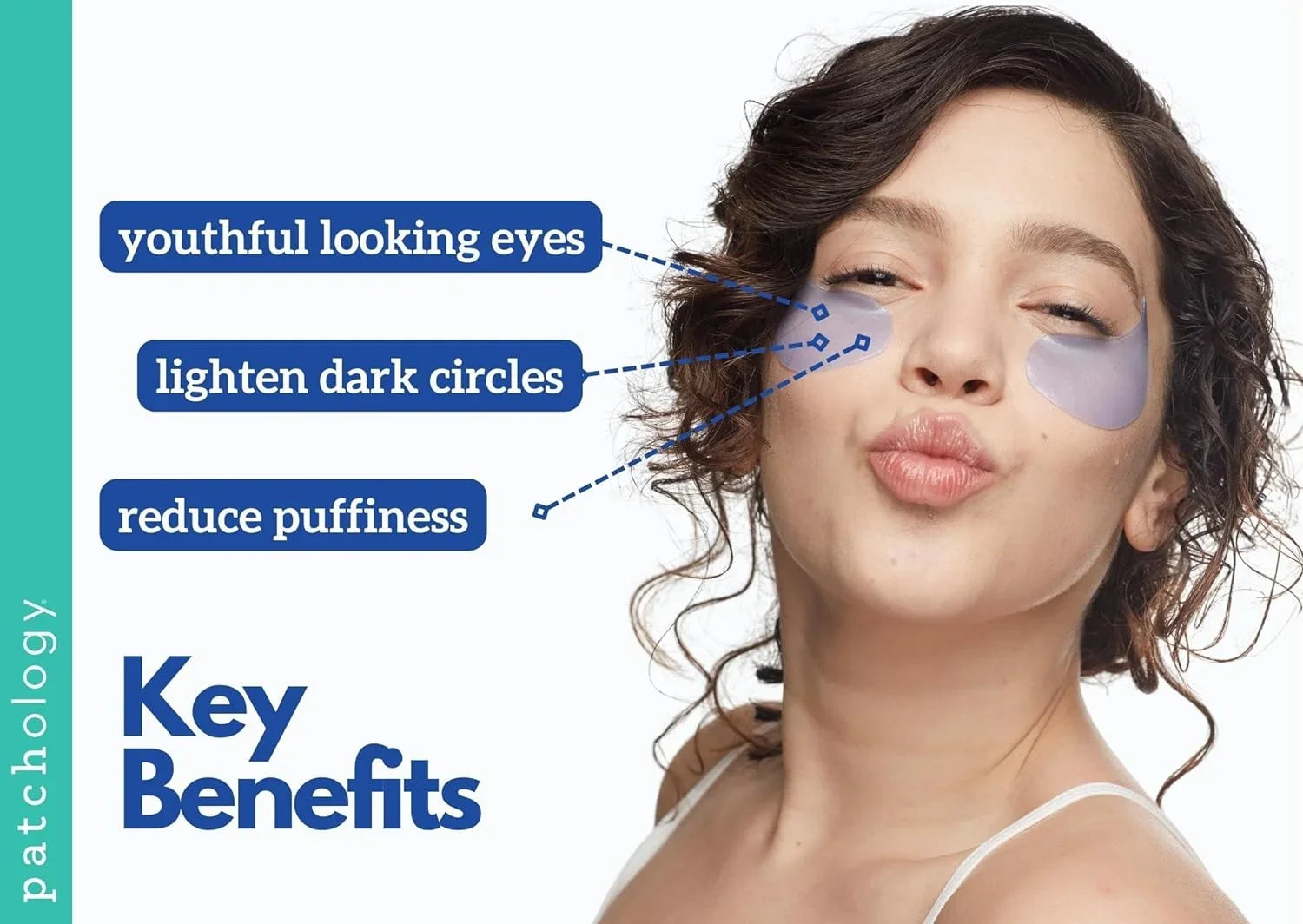 Patchology FlashPatch Restoring Night Under Eye Gels Eye Masks, 30 Count