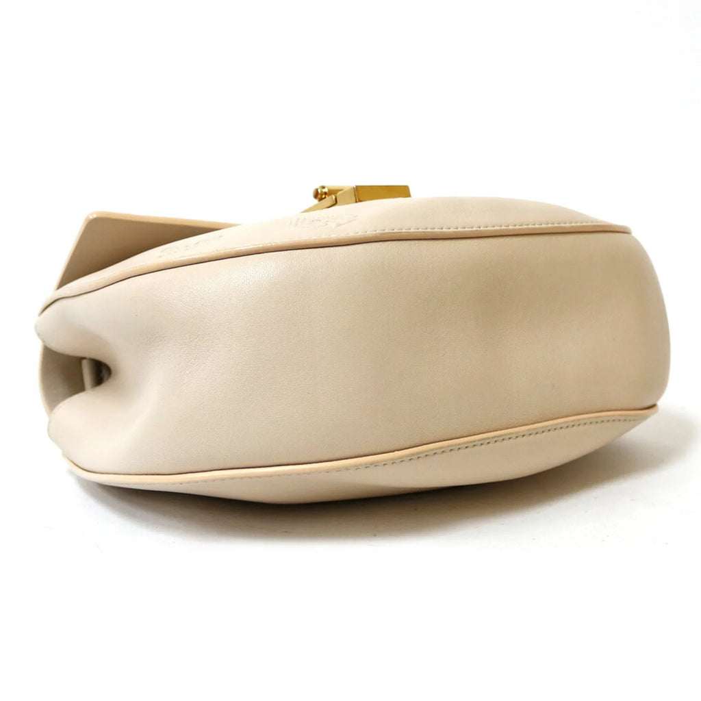 Pre-Owned Chloé Chloe Shoulder Bag Beige Ladies (Fair)