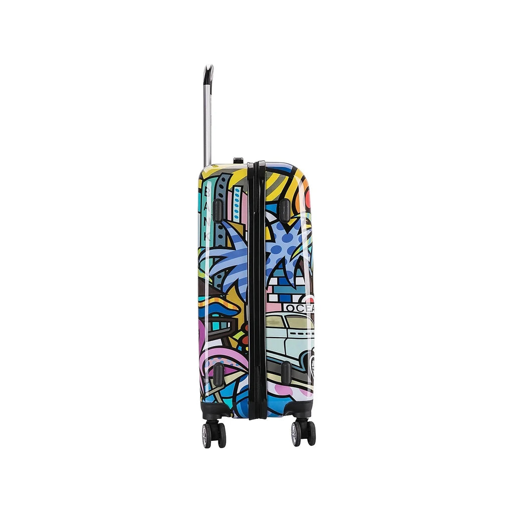 InUSA Prints PC/ABS Plastic 4-Wheel Spinner Luggage Miami (IUAPC00M-MIA)