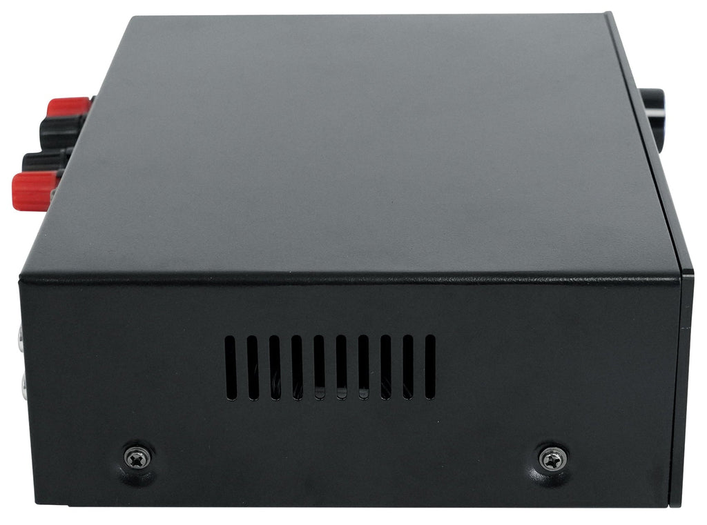 Rockville BLUAMP 150 Amplifier w/ Bluetooth+(4) 6.5" Bookshelf Speakers+Stands