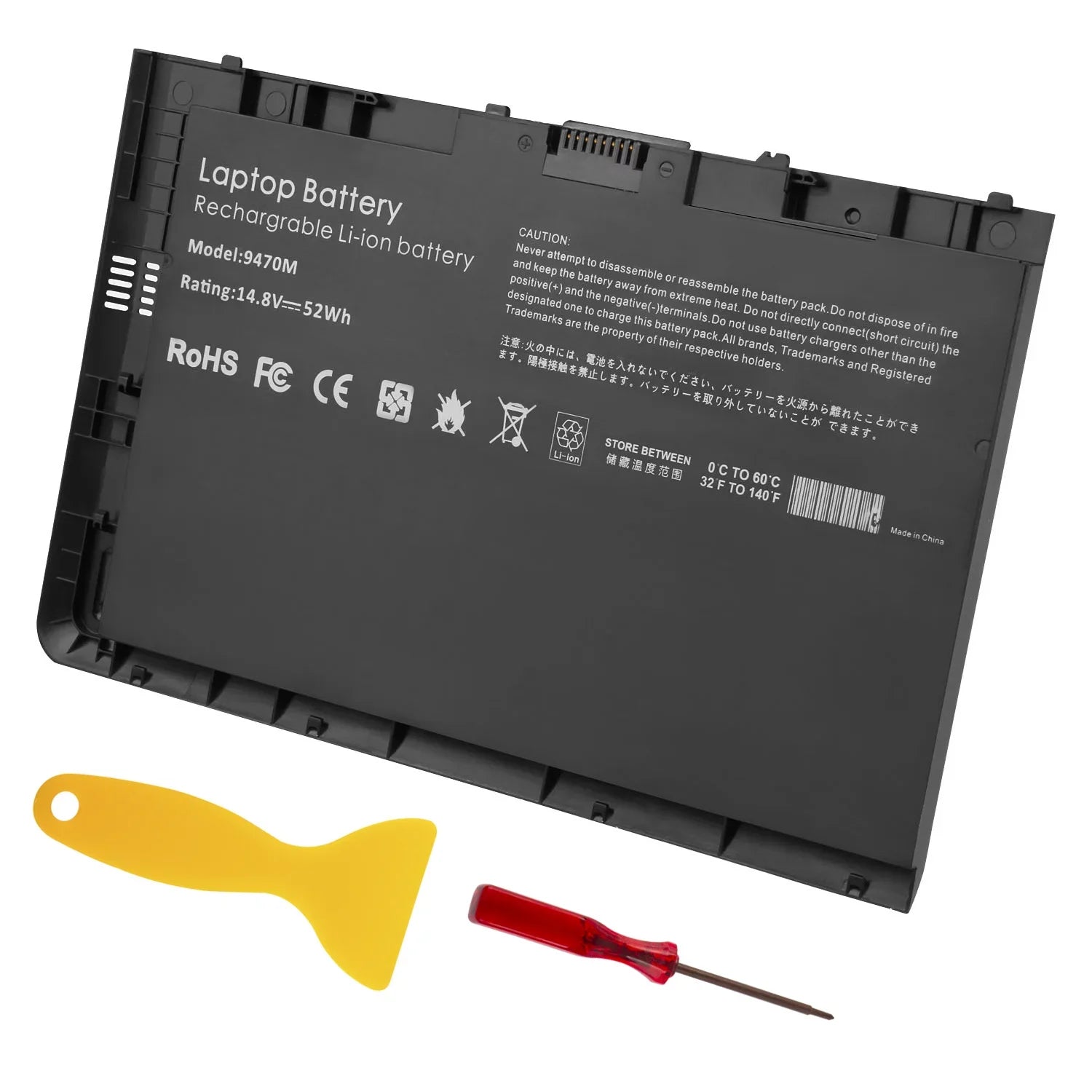 NEW BT04XL Battery For EliteBook Folio 9480m Ultrabook