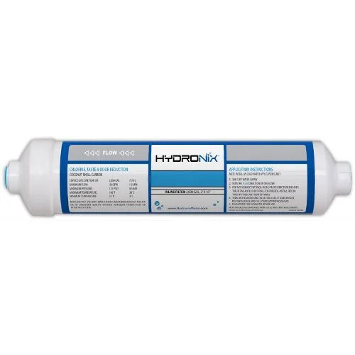 Package Of 5 ICF-10Q Hydronix Inline Coconut Carbon Filter