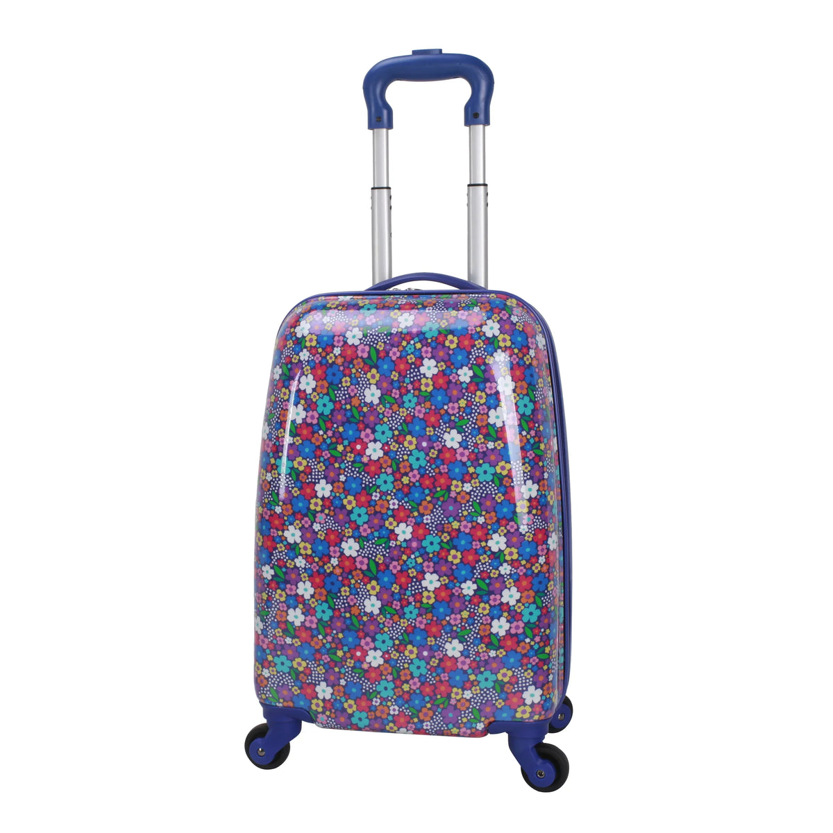 Protege 20 inch Hardside Kids / Child Pilot Travel Carry-on Luggage, Flower Print, Child