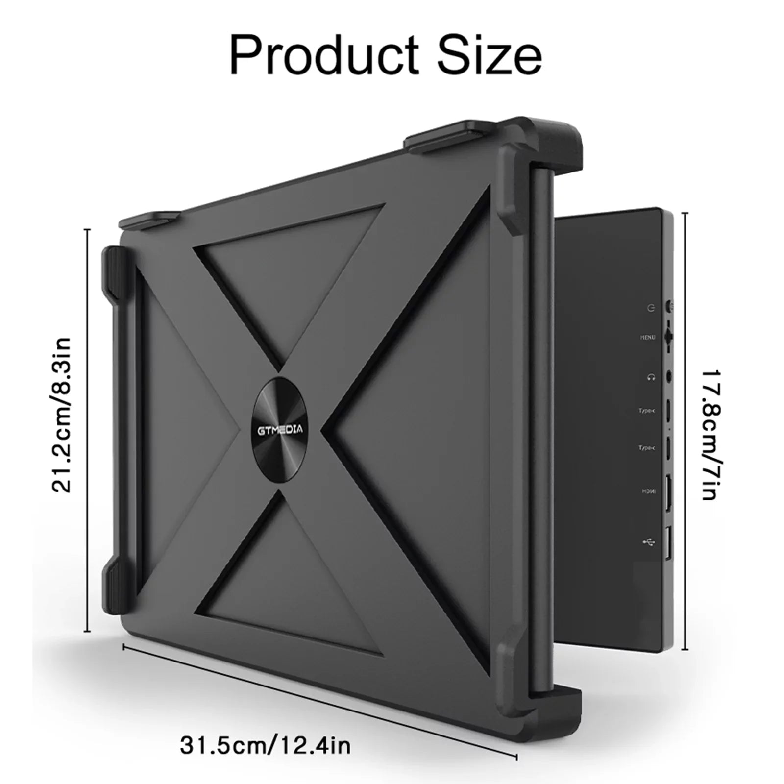 GTMEDIA GTMEDIA Mate X Dual Screen Monitor 11.6-inch Portable Monitor for Notebook, Full HD IPS 1080P Display
