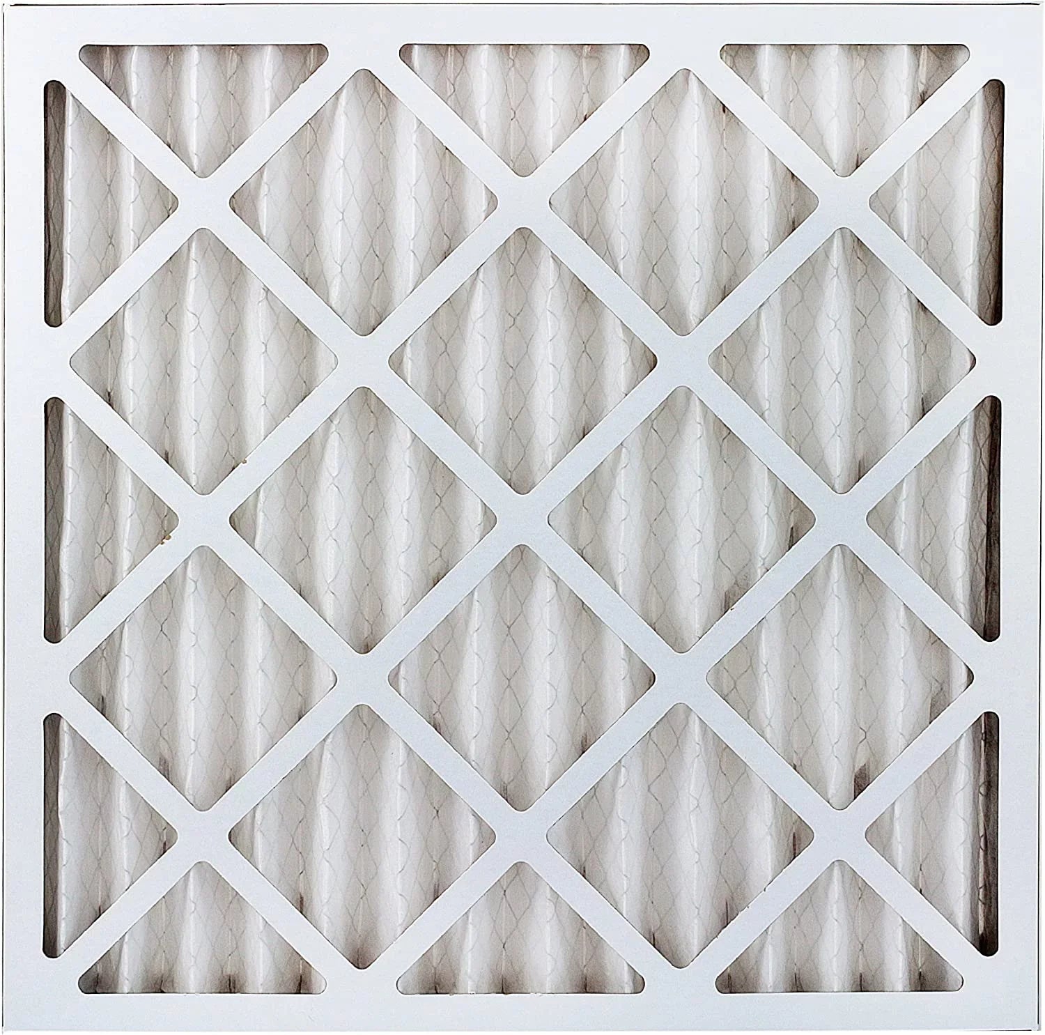 Filterbuy 20x20x2 MERV 8 Pleated HVAC AC Furnace Air Filters (12-Pack)