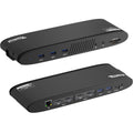 Plugable 13-in-1 USB C Docking Station Dual Monitor, 100W Charging, Dual 4K Displays 2x HDMI or 2x DisplayPort, Compatible with Mac, Win OS, Thunderbolt 3 / 4, USB-C (5x USB, Ethernet, SD Card Reader