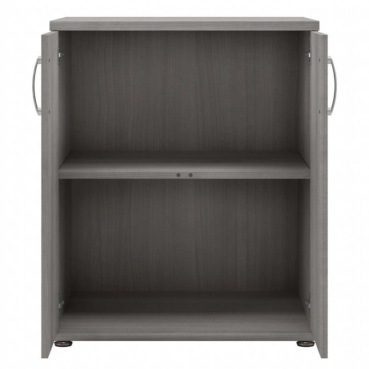 Maykoosh Classic Charm Garage Storage Cabinet With Doors And Shelves In Platinum Gray