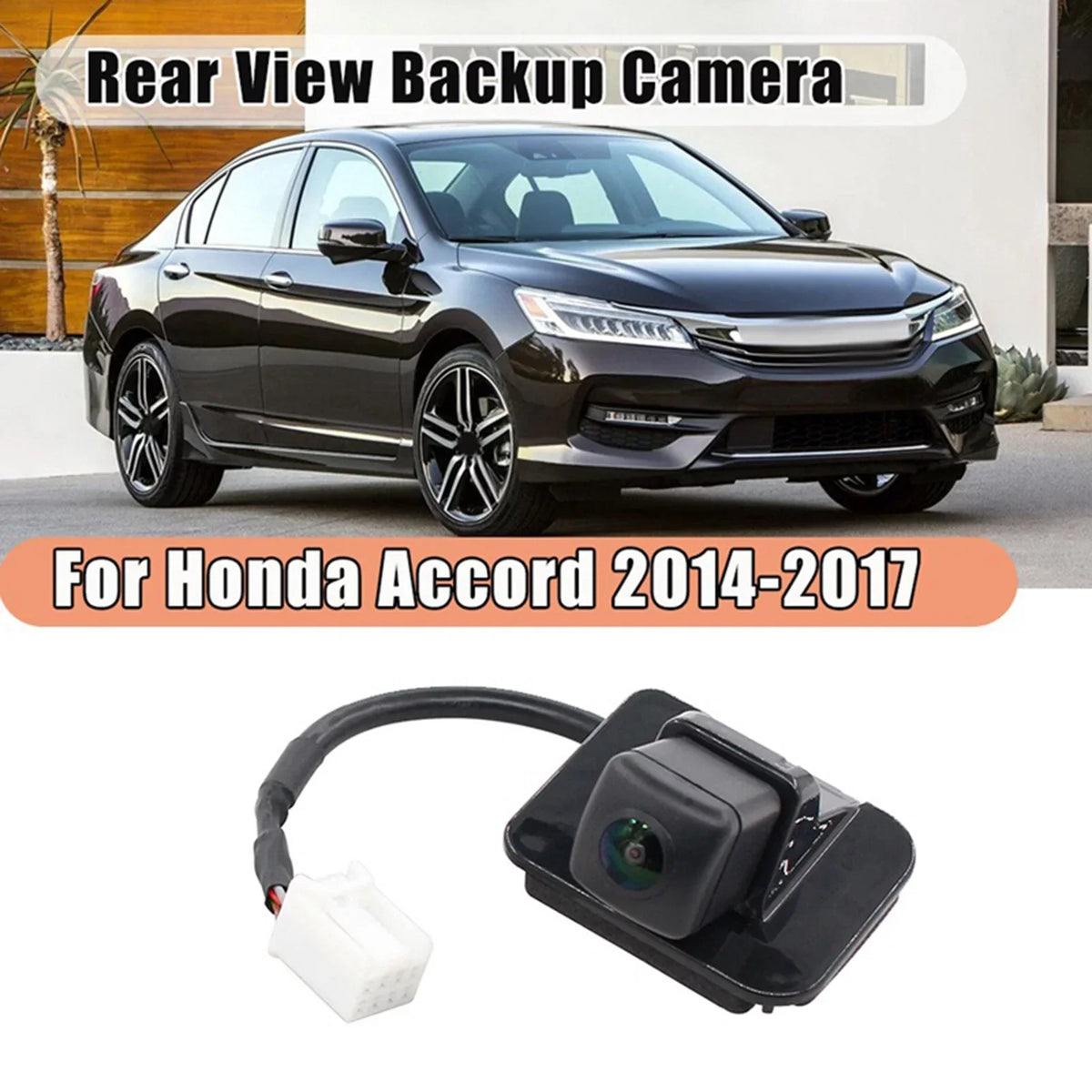 POSSBAY For 2014-2017 Honda Accord 2.4 3.5 Rear View Backup Parking Camera 39530-T2A-A31