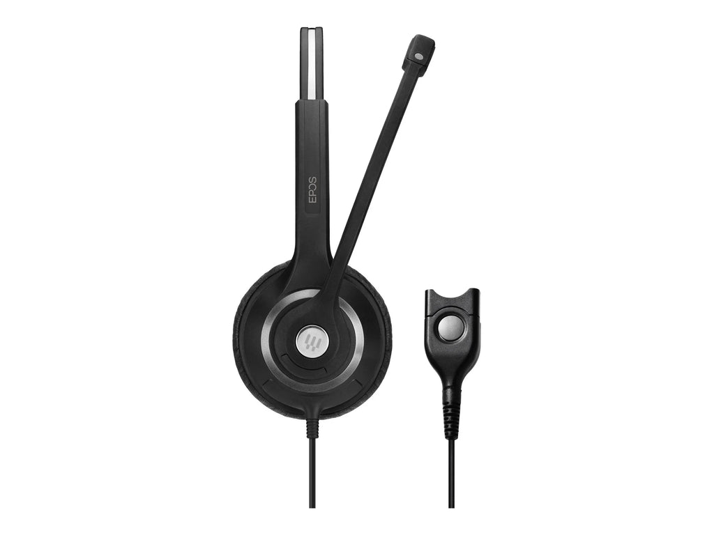 EPOS IMPACT SC 230 - 200 Series - headset - on-ear - wired - Easy Disconnect - black, silver, black with silver