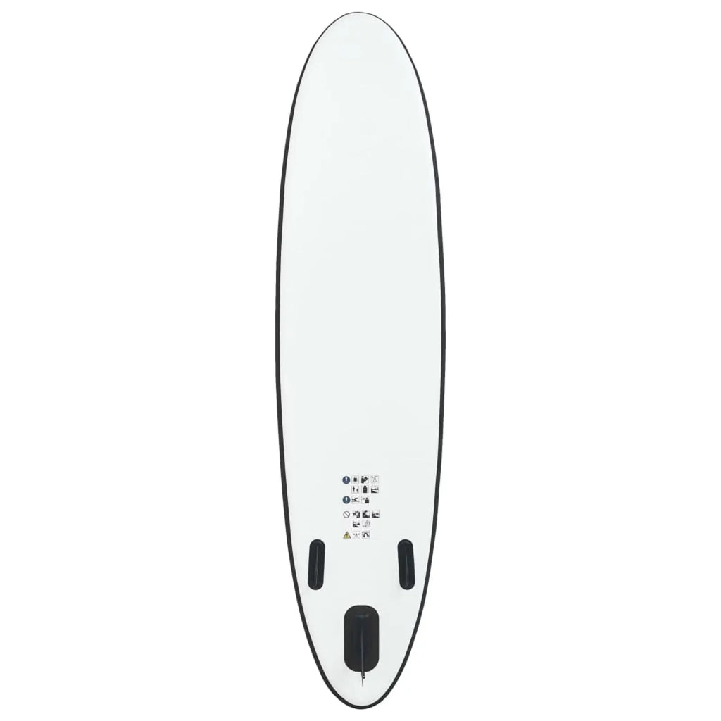 MABOTO Inflatable Paddleboard Set Black and White