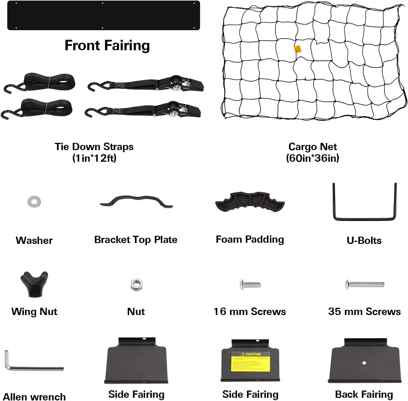 Eyoloty Heavy Duty 64"x 39" Roof Rack, Rooftop Cargo Carrier Basket with Waterproof Bag, Tie Down Strap, Net, Rack Extension and Car Top Luggage Holder for SUV, 150lb Capacity, Steel Construction