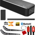 LG SN6Y 3.1 ch High Res Audio Sound Bar with DTS Virtual:X Virtual Surround Sound 420W Bundle With Wireless Subwoofer + Deco Gear High Speed HDMI Cable + TV and Soundbar Mounting Bracket Mount Kit