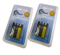 2x Pack - Canon Rebel XT Battery - Replacement for Canon NB-2LH Digital Camera Battery (1800mAh, 7.4V, Lithium-Ion)