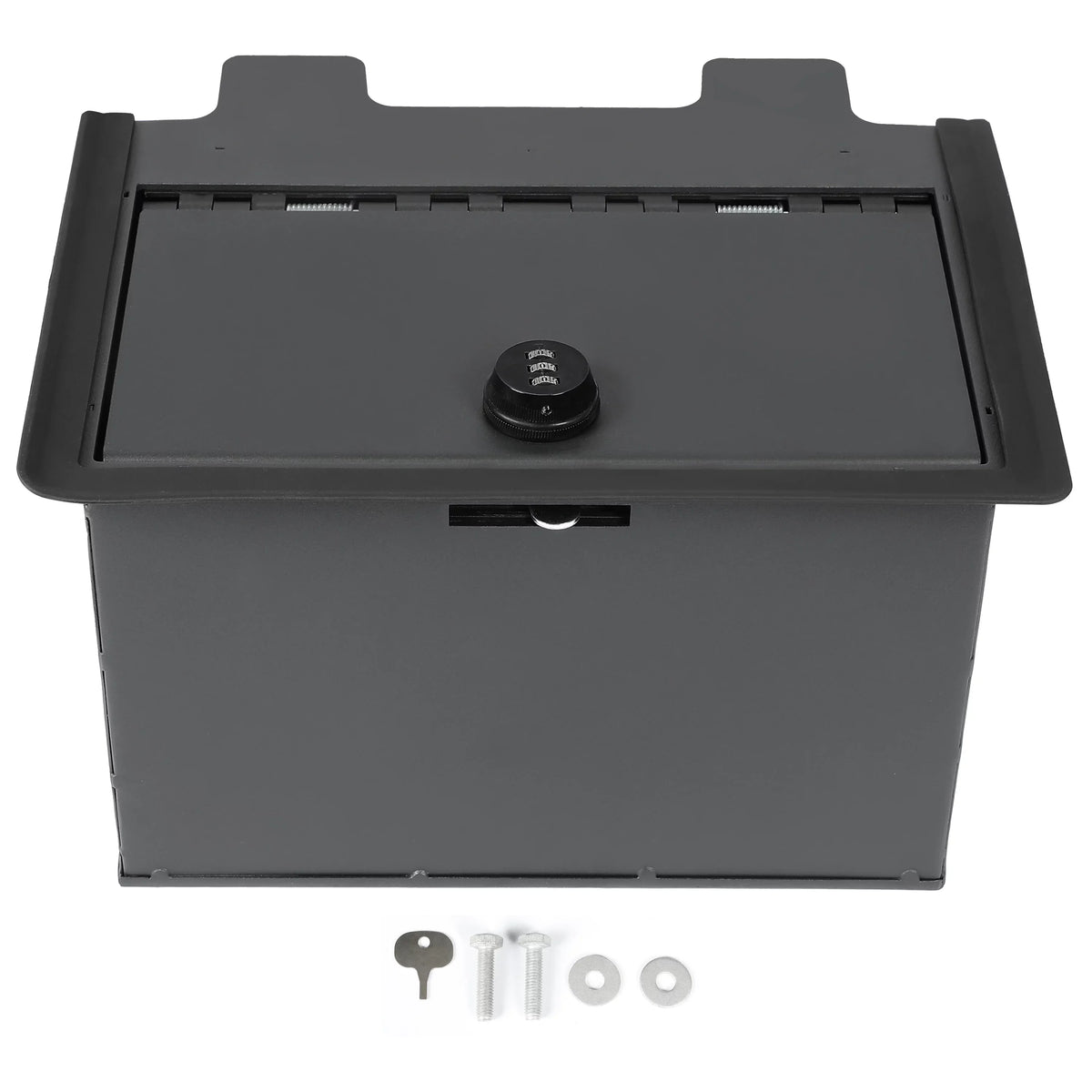 Kojem Center Console Safe Gun Box W/Lock for 19 20 21 22 Chevy Sierra Silverado 1500 2500 HD 3500 HD Console Vault 84081567
