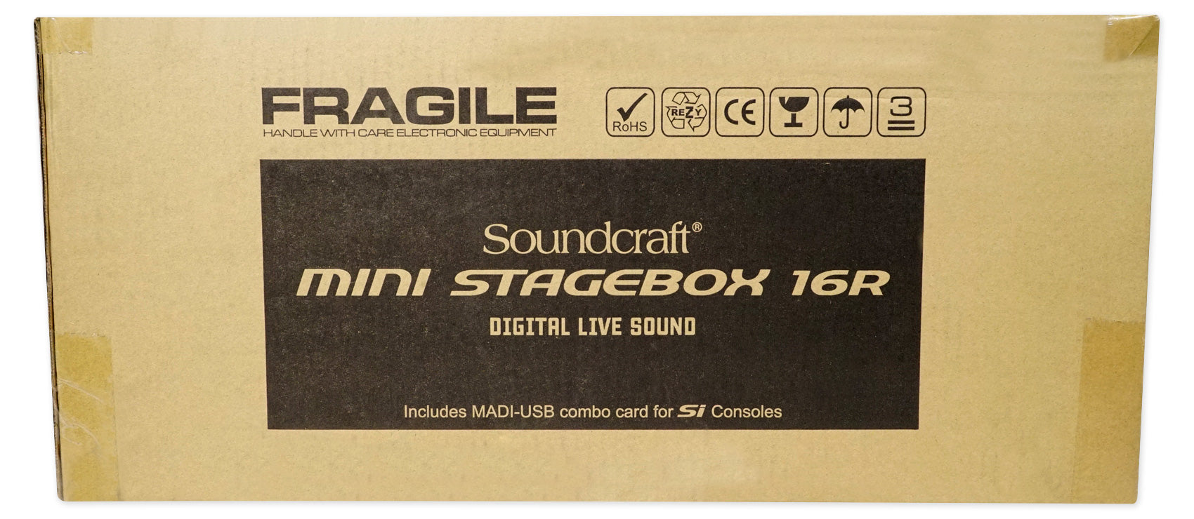 Soundcraft Mini Stagebox 16R MSB16R 16x8+(4) UHF Wireless Mics+Samson Headphones