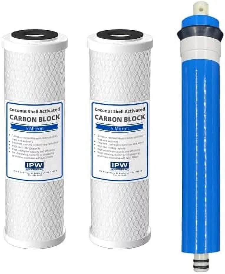 Compatible Smartwater Reverse Osmosis RO Set GXRM10G, GXRM10RBL Filter 50 GPD