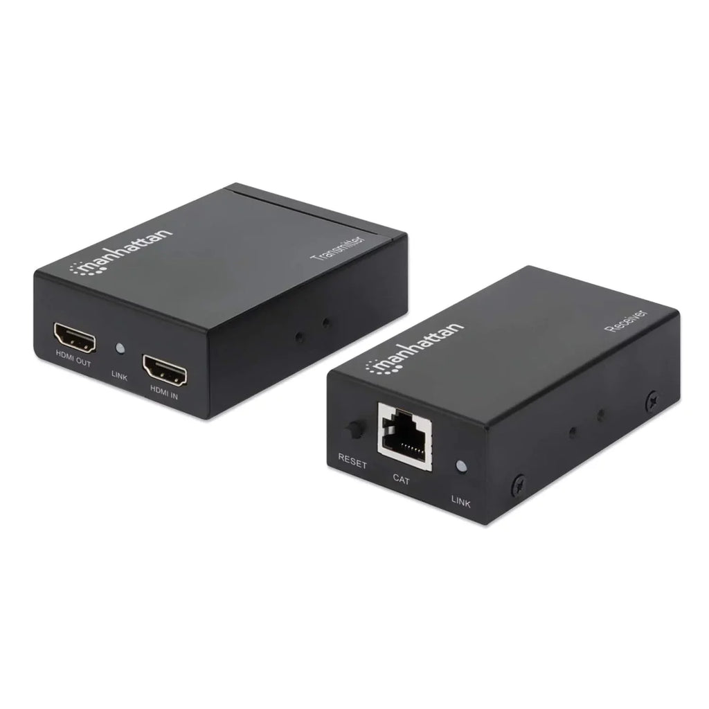 Manhattan 1080p HDMI over Ethernet Extender Kit Up to 164 ft. with Single Cat6 Cable and IR support