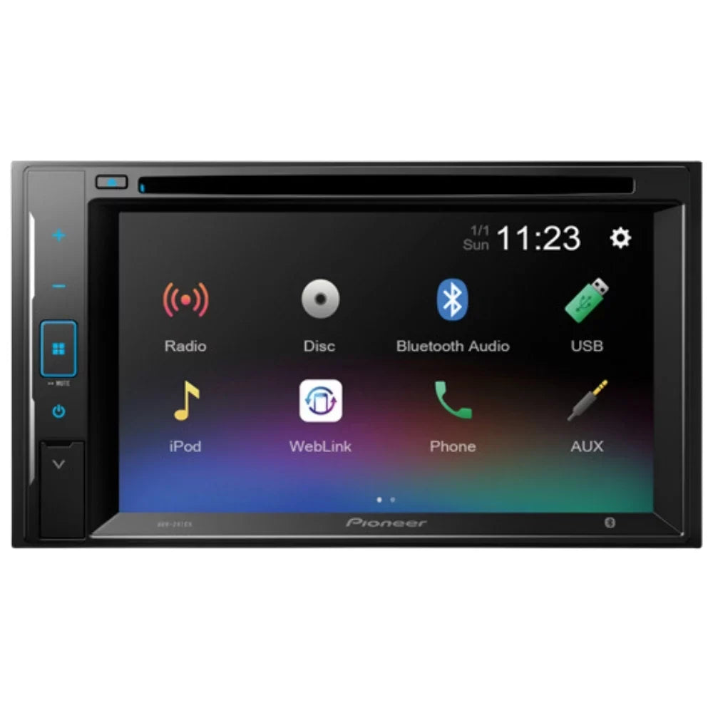 KIT4925 Bundle for 2015-2016 Nissan NV W/ Pioneer AVH-241EX Double DIN Car Stereo with Bluetooth/Backup Camera/Installation Kit/in-Dash DVD/CD AM/FM 6.2" Touchscreen Digital Media Receiver