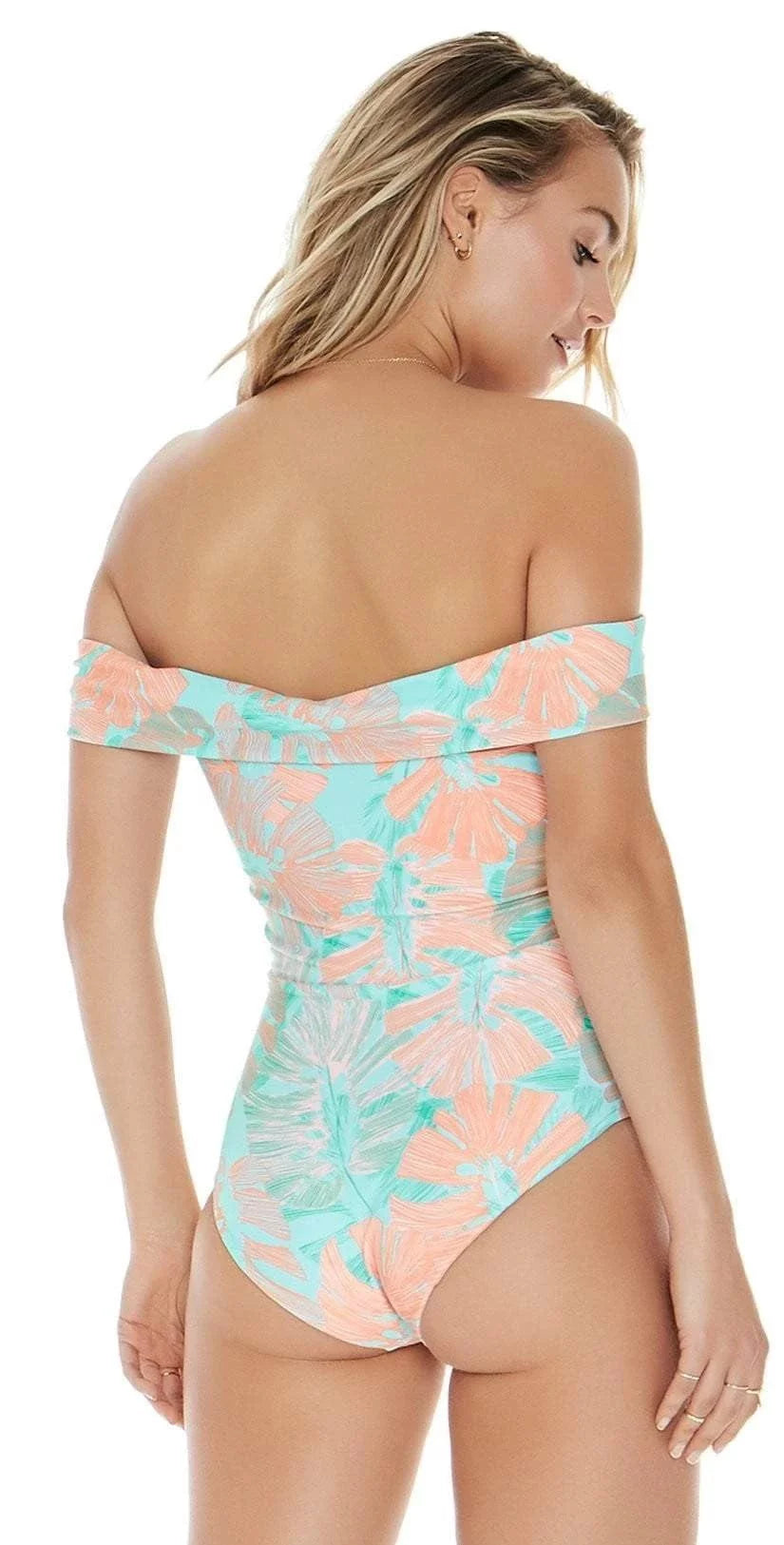 L*Space BUNGALOW PALM Anja One Piece Swimsuit, US 10