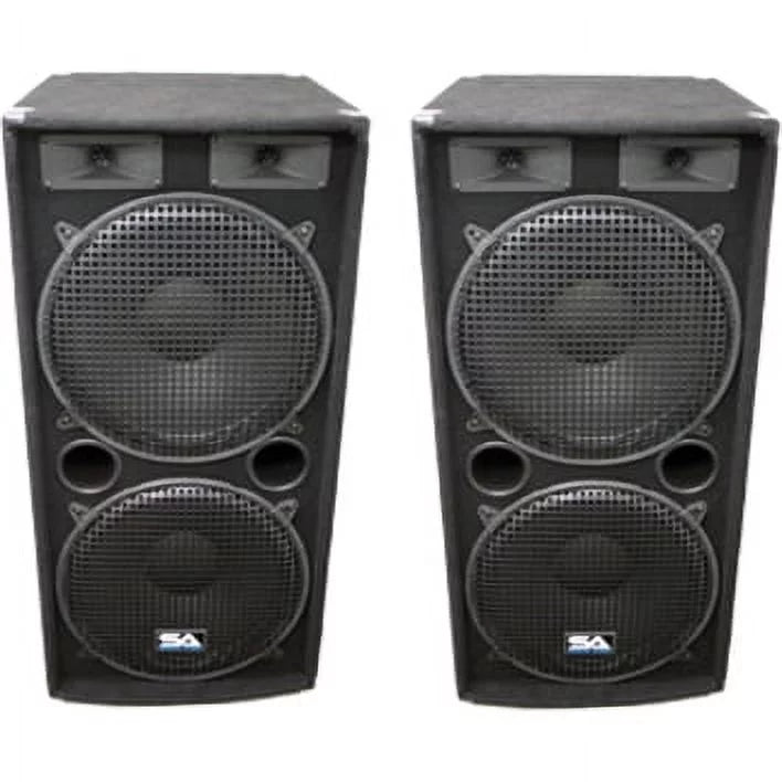 Seismic Audio Pro Audio SA-155.2 Speaker, 500 W RMS